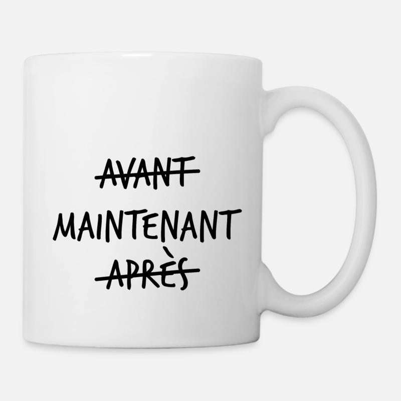 avantMAINTENANTapres - Mug blanc - blanc