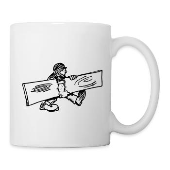 tischler zimmermann carpenter joiner - Tasse - Weiß - Rechts
