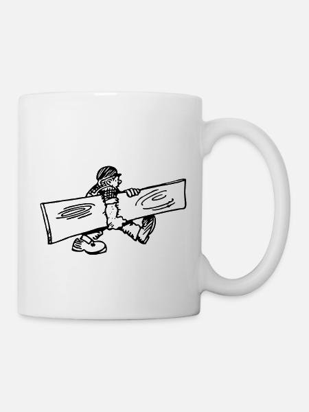 charpentier menuisier charpentier charpentier - Mug blanc - blanc