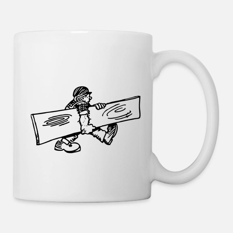 charpentier menuisier charpentier charpentier - Mug blanc - blanc