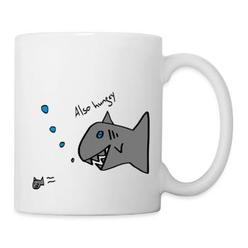 also hungry fish - Mug - white - Right