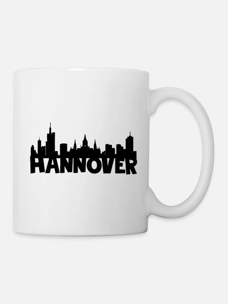Hannover Skyline - Tasse - Weiß