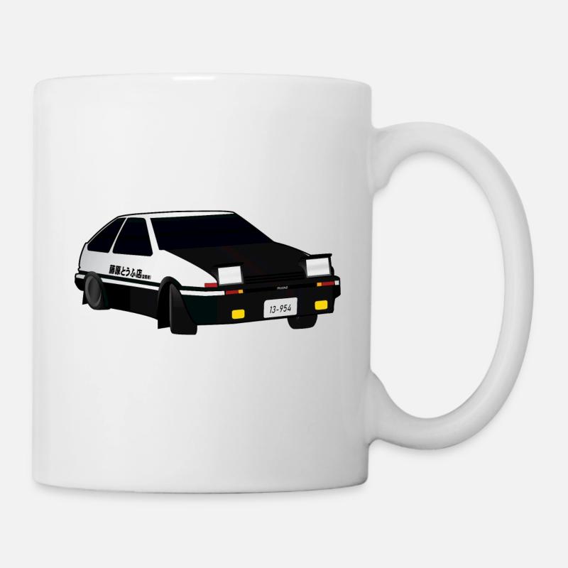 Initial D Drifting Akina - Mug - white
