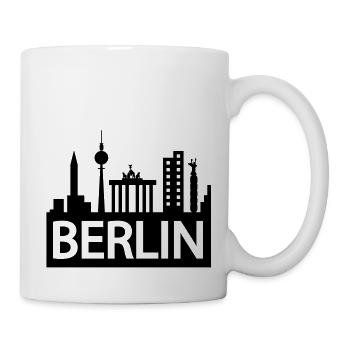 Berlin skyline - Mug - white - Right