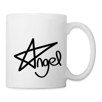Angel pentagram - Mug - white - Right