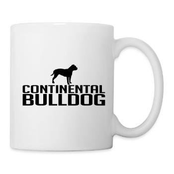 CONTINENTAL BULLDOG race de chiens Wilsigns - Mug blanc - blanc - Droite