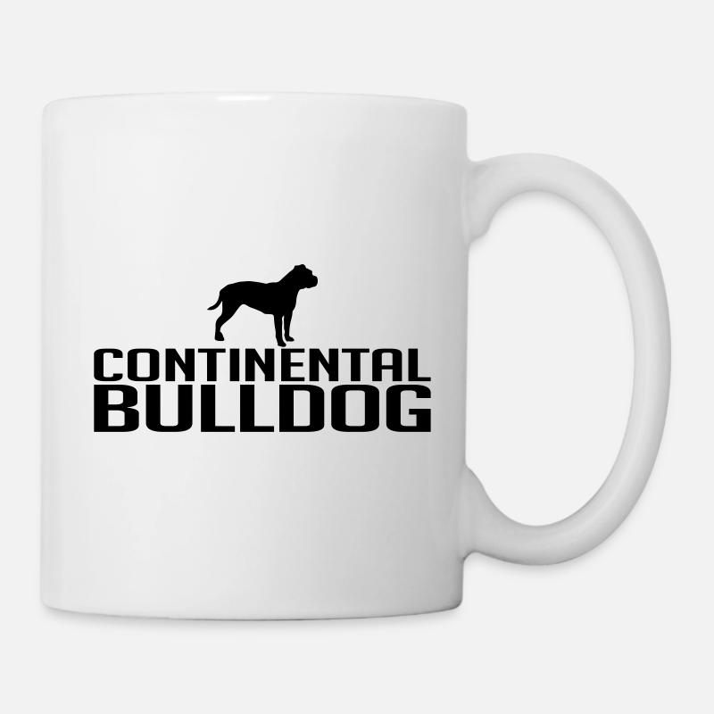 CONTINENTAL BULLDOG Hunderasse Wilsigns - Tasse - Weiß