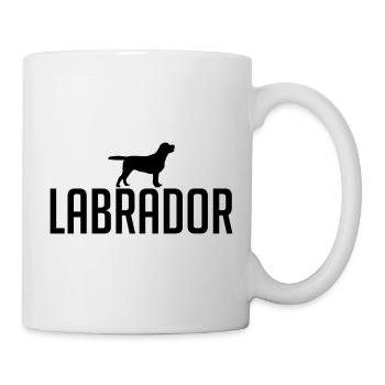 LABRADOR Hunderasse - Tasse - Weiß - Rechts