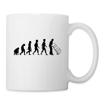 paketbote paketzusteller spedition spediteur2 - Tasse - Weiß - Rechts