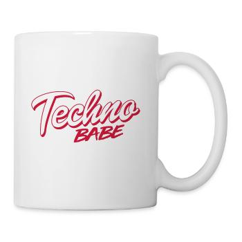 Techno babe - Mug - white - Right
