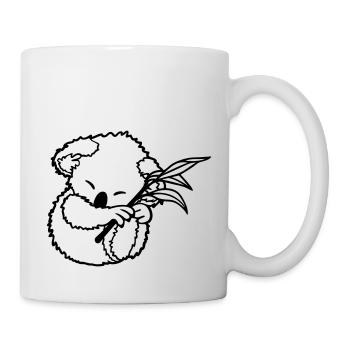Koala Shirt - Tasse - Weiß - Rechts