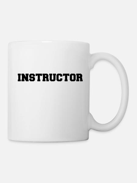 Instructor - Tasse - Weiß