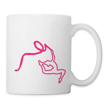 grs rhythmische Gymnastik dessin3 - Tasse - Weiß - Rechts