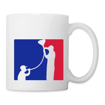 Biertrichter Liga - Tasse - Weiß - Rechts