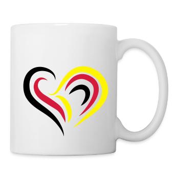 EM2018 DE (Herz) - Tasse - Weiß - Rechts