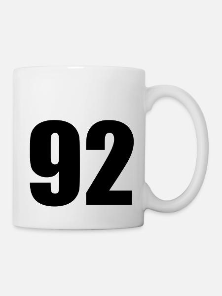 92 - Mug blanc - blanc