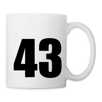 43 - Tasse - Weiß - Rechts