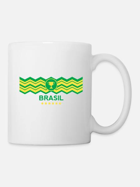 Campeão do mundo Brasil - Mug blanc - blanc