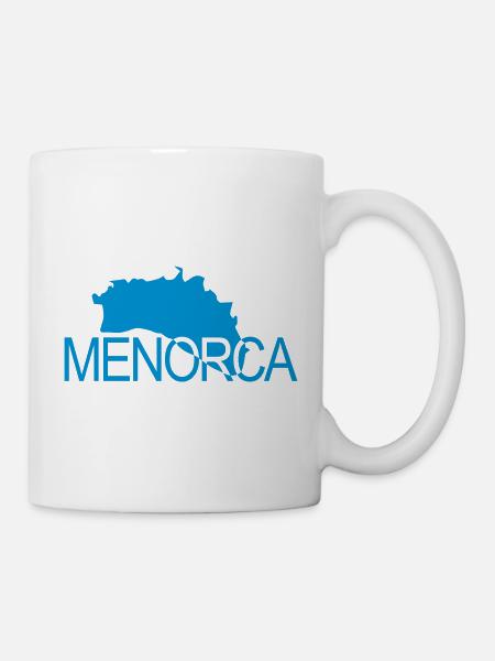 Menorca - Balearic Islands Island and Name - Mug - white