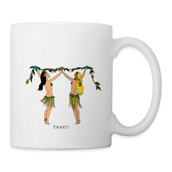 Chloé in Tahiti - Mug - white - Right