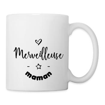 Merveilleuse maman - Mug blanc - blanc - Droite