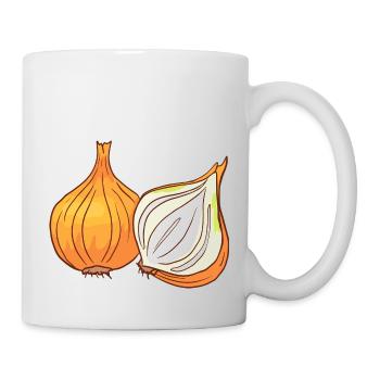 Oignons jaunes Oignons - Mug blanc - blanc - Droite