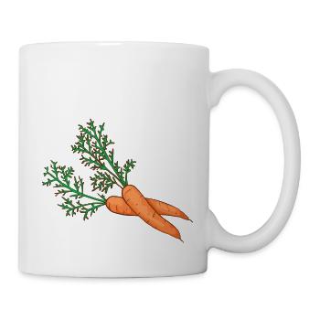 Carrots Carrots Carrots Rüebli Roots Riebli - Mug - white - Right