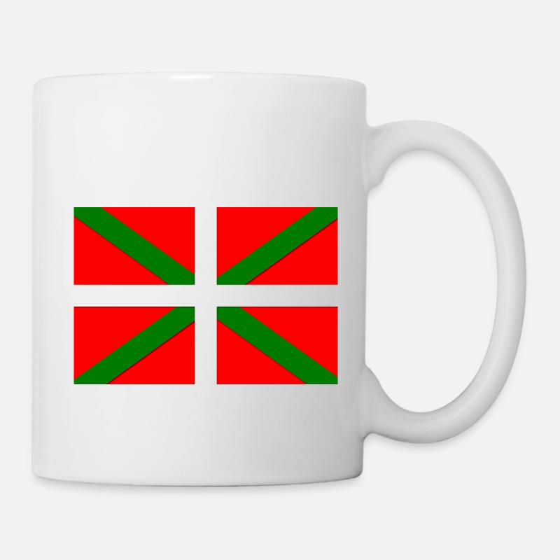 Drapeau Basque - Mug blanc - blanc