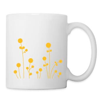 149_blumen_2 - Tasse - Weiß - Rechts