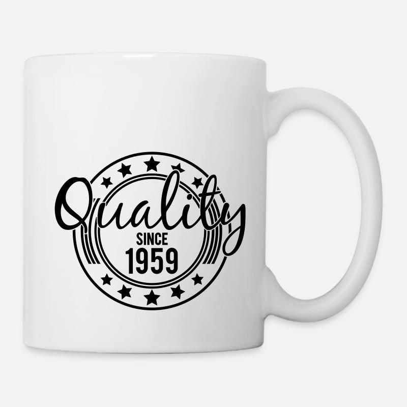 Birthday - Quality since 1959 (de) - Tasse - Weiß