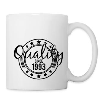 Birthday - Quality since 1993 uk) - Mug - white - Right