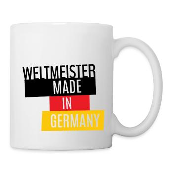 Weltmeister Made in Germany - Tasse - Weiß - Rechts