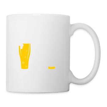 pression - depression - bière - Mug blanc - blanc - Droite