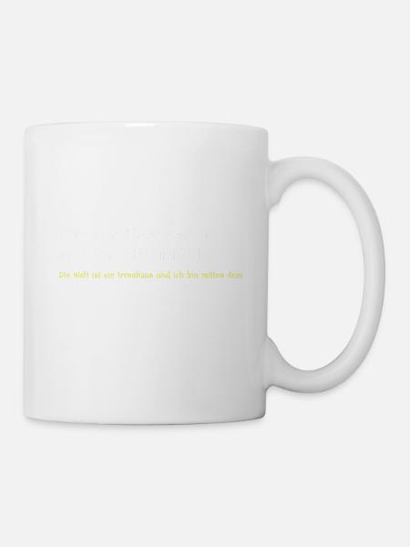 le monde est une maison de fous - Mug blanc - blanc