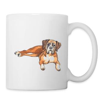 German boxer - Mug - white - Right