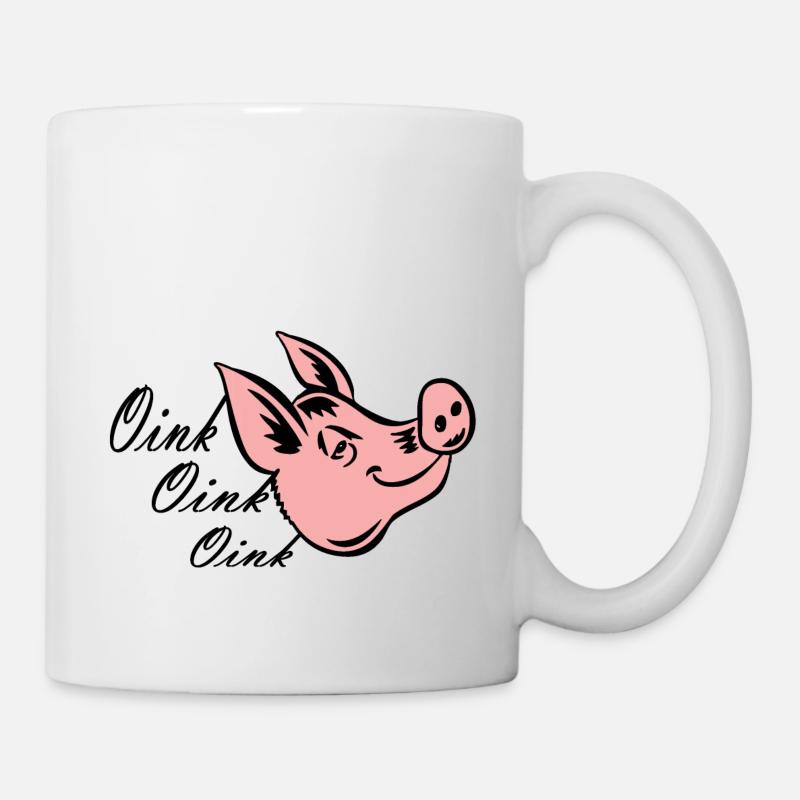 Petit cochon - Mug blanc - blanc