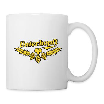 Unterhopft, Outline - Mug - white - Right