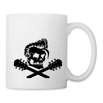 gitarre - Tasse - Weiß - Rechts