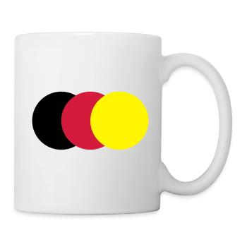 colored dots - Mug - white - Right