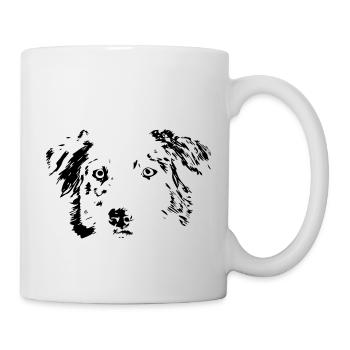 Chien, cadeau, berger australien, idée - Mug blanc - blanc - Droite