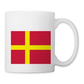 Flag of Skane - Mug - white - Right