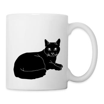 cat - Tasse - Weiß - Rechts