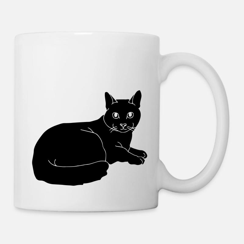 cat - Tasse - Weiß