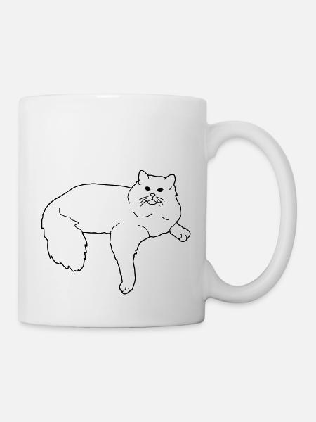 ragdoll - Tasse - Weiß