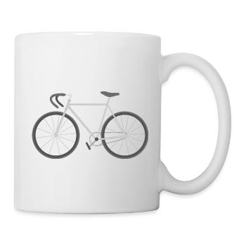 Vélo de route vélo - Mug blanc - blanc - Droite