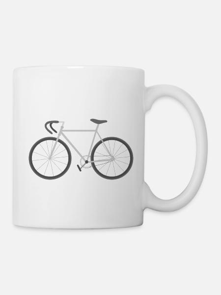Bicycle road bike - Mug - white