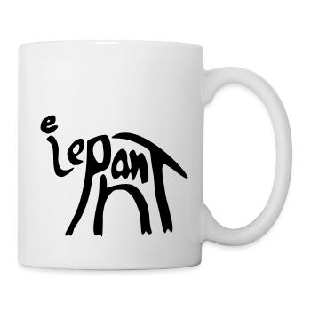elephant - Tasse - Weiß - Rechts
