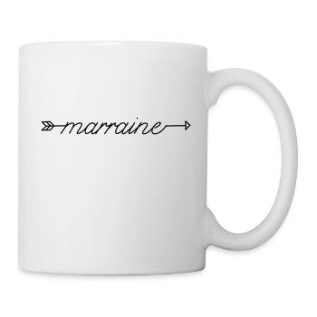 Marraine flèche - Mug blanc - blanc - Droite