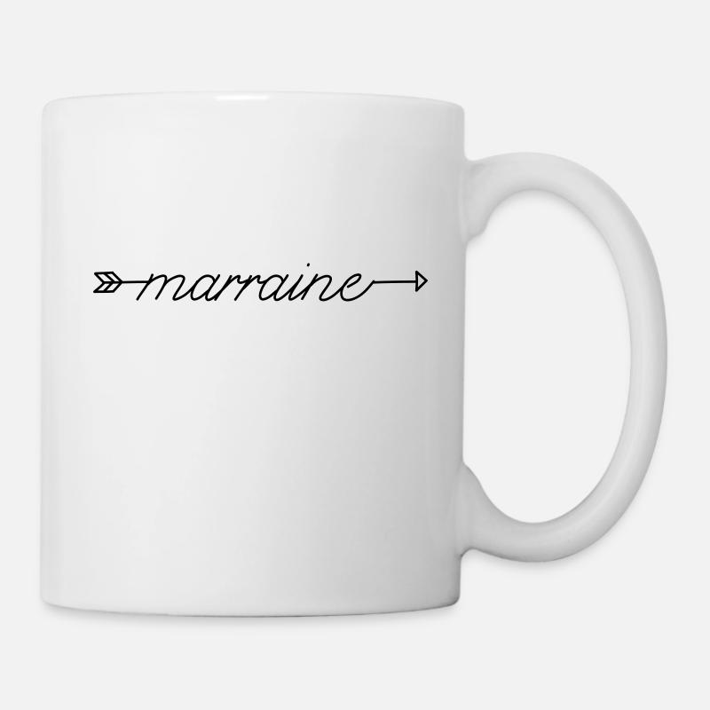 Marraine flèche - Mug blanc - blanc
