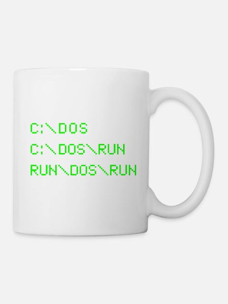DOS - Mug blanc - blanc